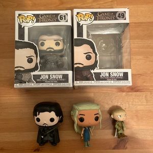 Game of Thrones Funko Pop! Lot. 5 items.